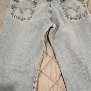 550 36x32 Blue Denim Relaxed Fit Men's Levi's Jeans